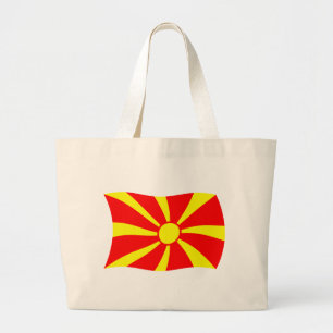 Macedonia Flag Tote Bag