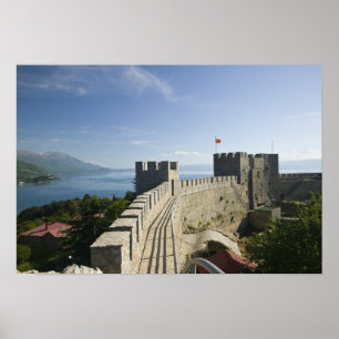 MACEDONIA, Ohrid. Car Samoil's Castle - Castle Poster