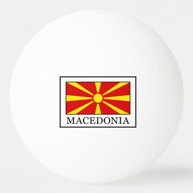 Macedonia Ping Pong Ball (Front)