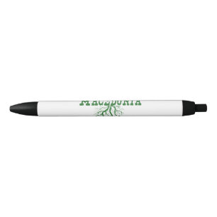 Macedonia Roots Black Ink Pen