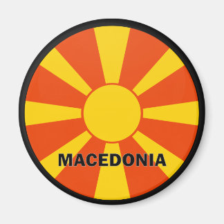 Macedonia Roundel quality Flag Magnet