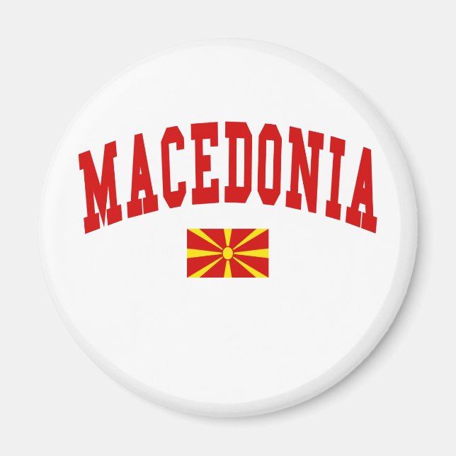 Macedonia Style Magnet (Front)