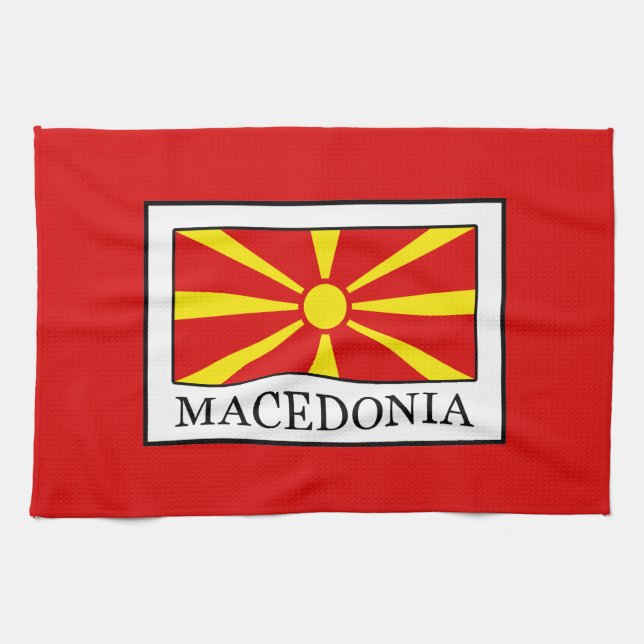 Macedonia Tea Towel (Horizontal)