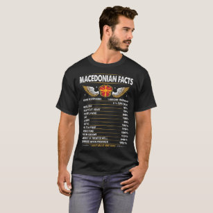 Macedonian Facts Romantic Problem Solving T-Shirt