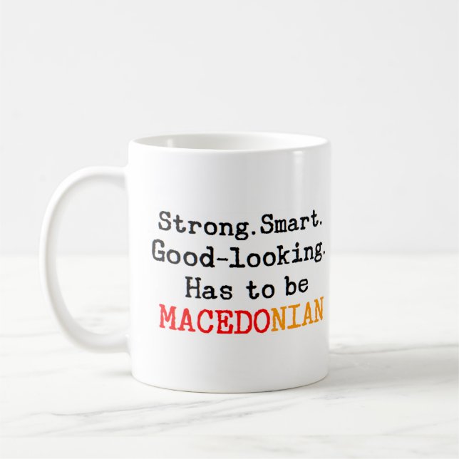 macedonian strong coffee mug (Left)