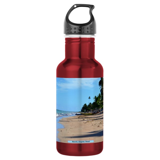 Maceió, Alagoas, Brazil 532 Ml Water Bottle (Front)