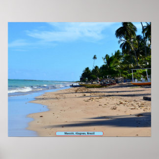 Maceió, Alagoas, Brazil Poster