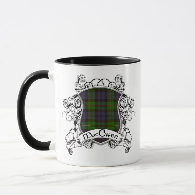 MacEwen Tartan Shield Mug (Left)
