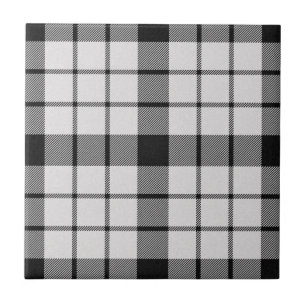 MacFarlane Clan Hunting Tartan Plaid Pattern Ceramic Tile