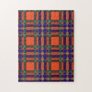 Macfarlane clan Plaid Scottish tartan Jigsaw Puzzle