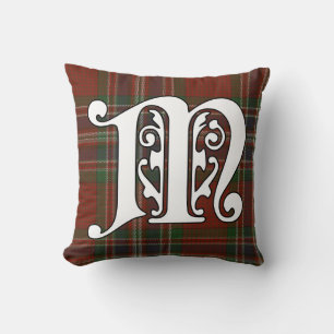MacFarlane Clan Tartan Monogram Cushion
