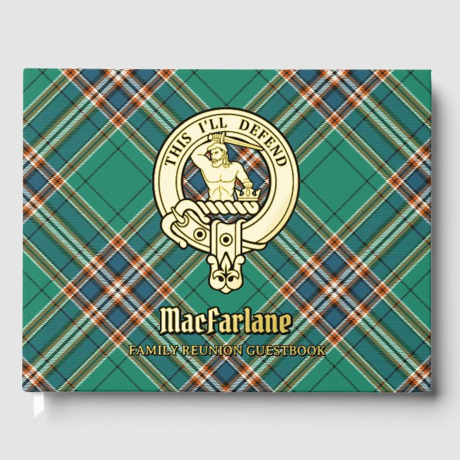 MacFarlane Family Reunion Guest Book (Front)