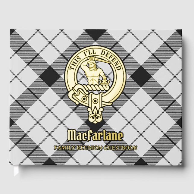 MacFarlane Family Reunion Guest Book (Front)