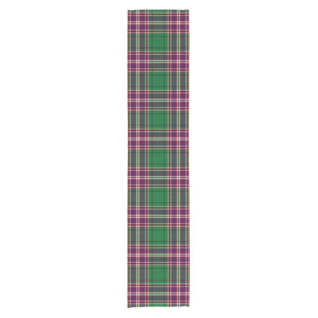 MacFarlane Hunting Tartan Print Short Table Runner (Front)