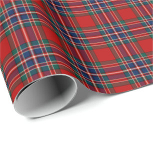 MacFarlane Red Tartan Wrapping Paper