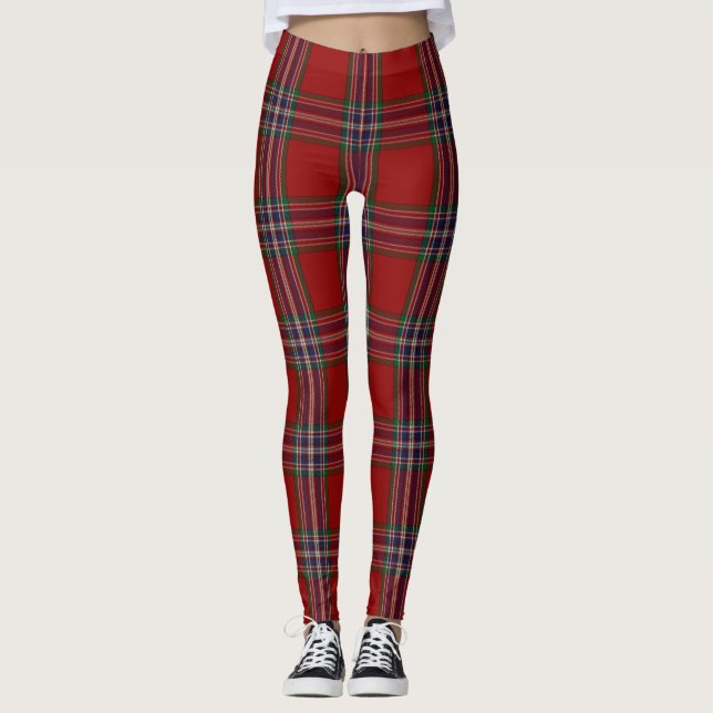 MacFarlane Tartan Plaid Leggings (Front)