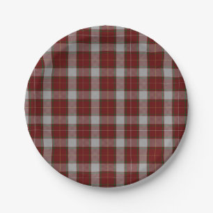 MacFie Clan Tartan Plaid Paper Plate