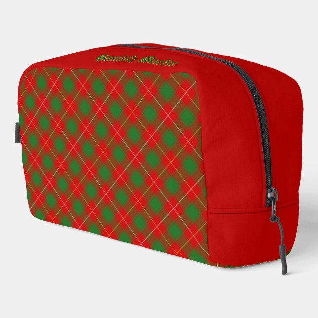 Macfie Clan Tartan Scottish Plaid Dopp Kit (Right Corner)