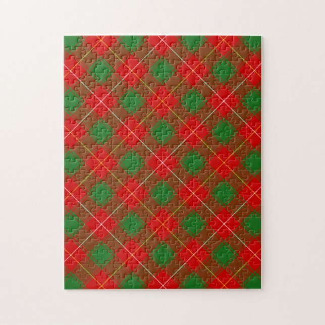 Macfie McPhee Tartan Plaid Pattern Jigsaw Puzzle (Vertical)