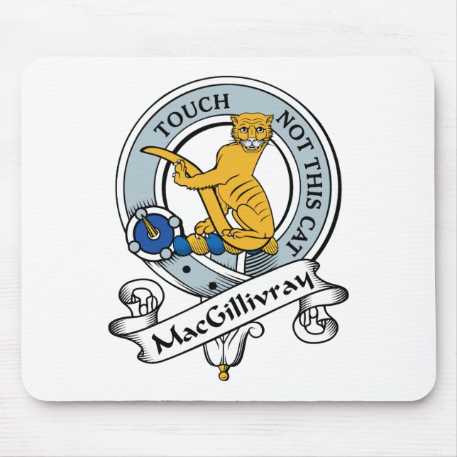 MacGillivray Clan Badge Mouse Pad (Front)