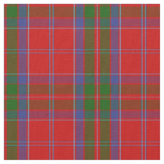 MacGillivray Tartan Print Fabric (Close Up)