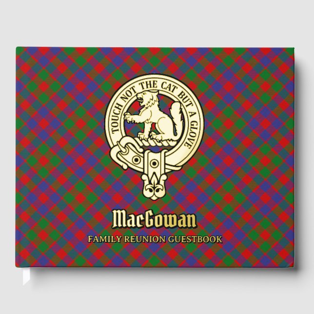 MacGowan Family Reunion Guest Book (Front)