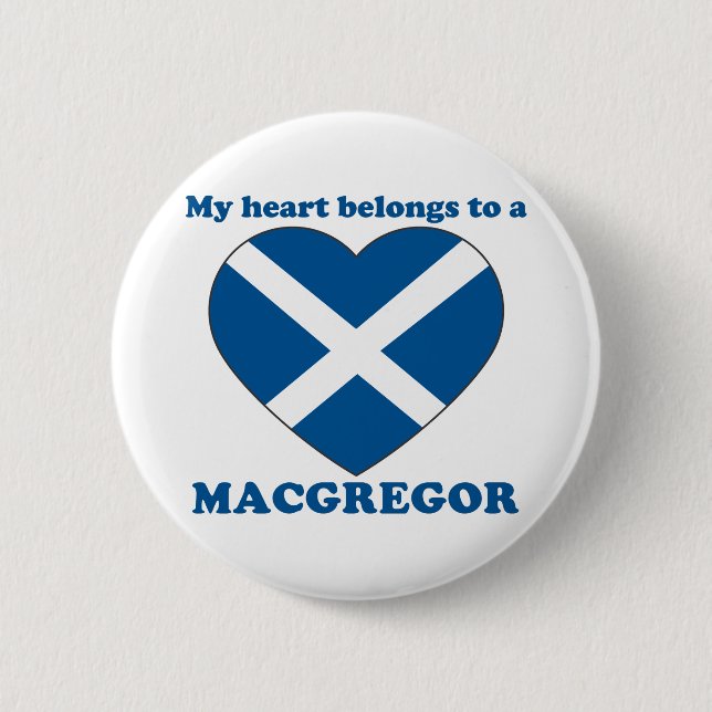 Macgregor 6 Cm Round Badge (Front)