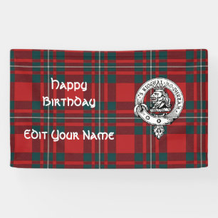 MacGregor Banner. Customise to Edit Name/Event/H Banner