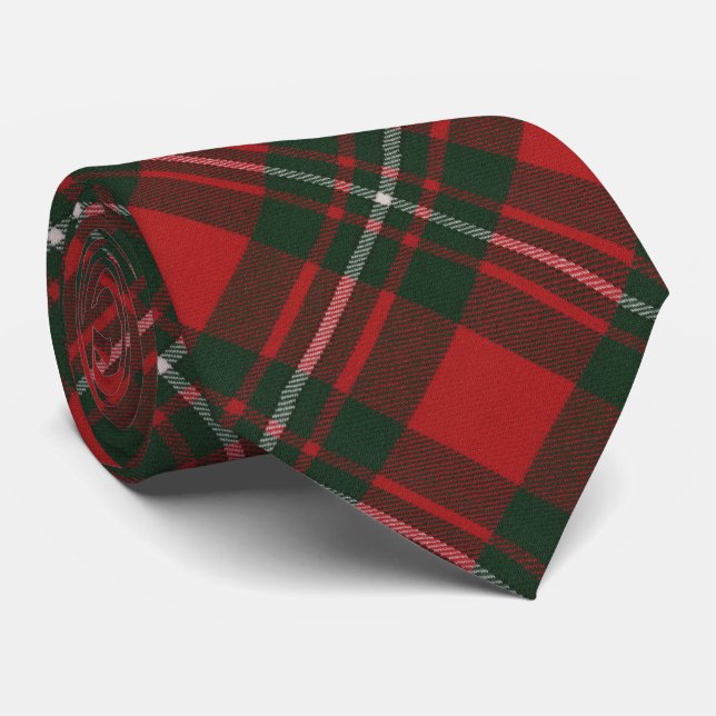 MacGregor Modern Original Scottish Clan Tartan Tie (Rolled)