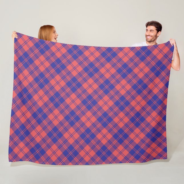 MacGregor of Glengyle Clan Scottish Tartan Plaid Fleece Blanket (In Situ)