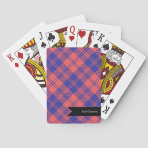 MacGregor of Glengyle Tartan Plaid Playing Cards