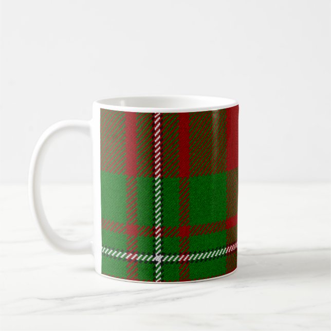 MacGregor Red and Green Tartan Mug (Left)
