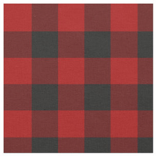 MacGregor   Rob Roy   Buffalo Plaid Red Tartan Fabric
