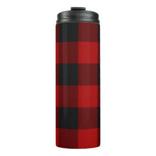 MacGregor   Rob Roy   Buffalo Plaid Red Tartan Thermal Tumbler