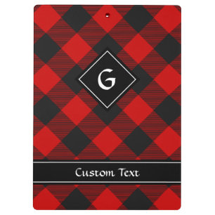 MacGregor Rob Roy Tartan Clipboard