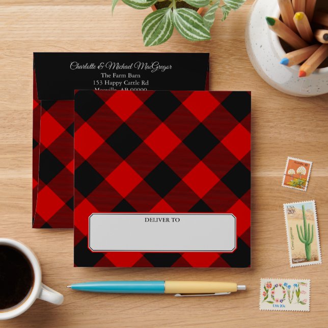 MacGregor Rob Roy Tartan Envelope (Desk)