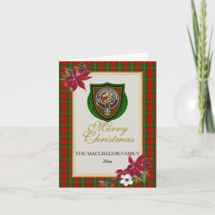MacGregor Scottish Clan Tartan & Crest Card