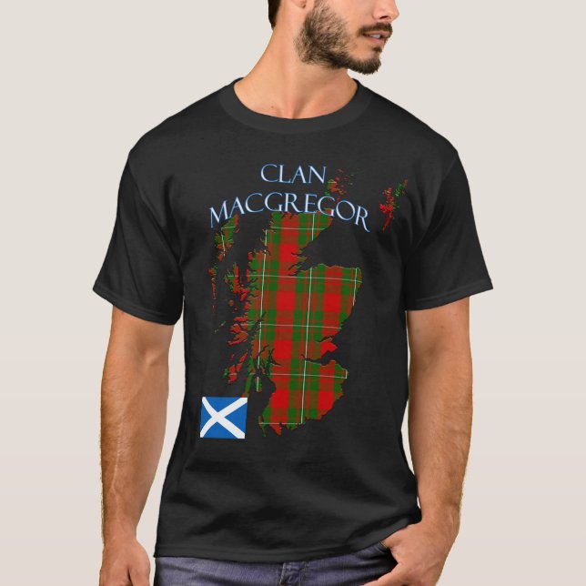MacGregor Scottish Clan Tartan Scotland T-Shirt (Front)
