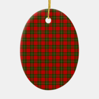 MacGregor Tartan Ceramic Tree Decoration