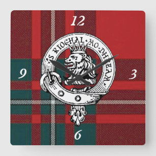 MacGregor Tartan Clock
