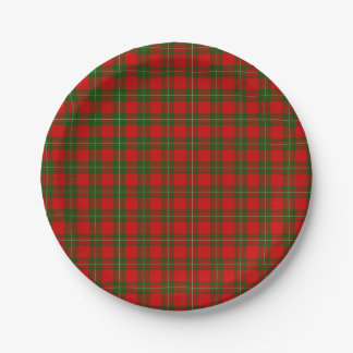 MacGregor Tartan Paper Plate