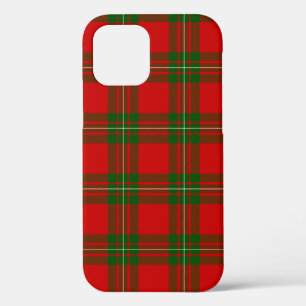 MacGregor tartan red green plaid iPhone 12 Case
