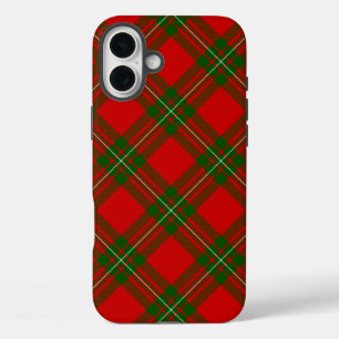 MacGregor tartan red green plaid iPhone 16 Plus Case