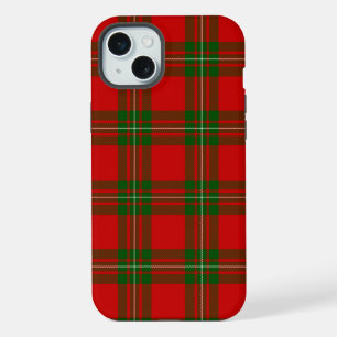 MacGregor tartan red green plaid iPhone 15 Plus Case