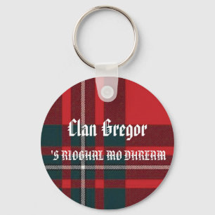 MacGregorPlaid,  'S RIOGHAL MO DHREAM, Clan Gregor Key Ring