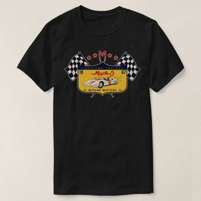 Mach 5 Mifune Motors T-Shirt (Design Front)