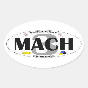MACH Dog Agility title Sticker