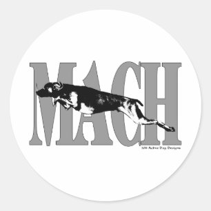 MACH Weimeraner Classic Round Sticker