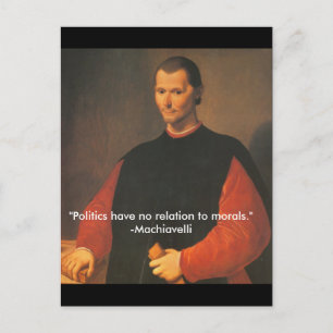 Machiavelli 2 postcard
