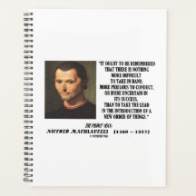 Machiavelli Lead Introduction New Order Of Things